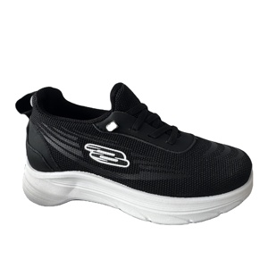 Chaussures de course respirantes pour hommes en maille Flyknit, à lacets rapides, <span class=keywords><strong>semelle</strong></span> épaisse et amortissante, pour la marche décontractée et les sports de plein <span class=keywords><strong>air</strong></span> - Product Image 1