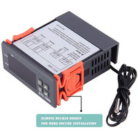 Termostato Digital con Pantalla LED STC-1000, Interruptor de Calefacción y Refrigeración, Controlador de Temperatura para Incubadora