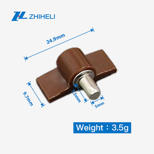 Tủ đồ nội thất phụ kiện thép carbon kẽm Meta M5 tủ quần áo Kệ hỗ trợ <span class=keywords><strong>pins</strong></span> - Product Image 2