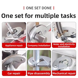 Heavy Duty Multi-purpose Quick Snap Adjustable Screw <strong>Wrench</strong> <strong>Combination</strong> <strong>Wrench</strong> Set - Product Image 5