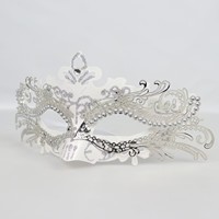 Masque de fête d'Halloween Ama-zon en promotion avec strass en plastique, masques vénitiens amusants de dessin animé pour femmes