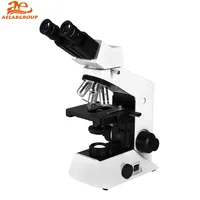 AELAB Mikroskop LED Cahaya Biologis, Mikroskop LCD Biological Binocular Trinocular Olympus