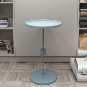 Grossista Custom di alta qualità moderno stile nordico in <span class=keywords><strong>legno</strong></span> <span class=keywords><strong>e</strong></span> <span class=keywords><strong>metallo</strong></span> divano rotondo lato tavolino da caffè per la camera da letto soggiorno - Product Image 4