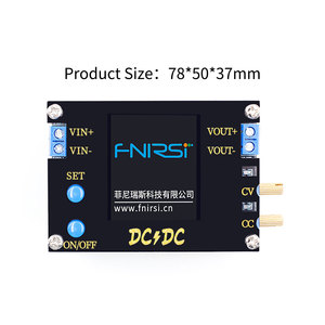 Convertisseur automatique Boost/Buck Fnirsi, module d'alimentation CC CV, 0,5-30V 3A 35W/4A 50W, alimentation régulée réglable, voltmètre - Product Image 6