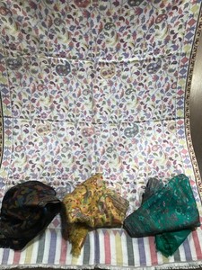 Modal Kani Jacquard Écharpe tissée à la main pour le printemps et les hivers légers Écharpes et châles traditionnels - Product Image 2