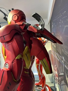 Estatua de Iron Man Mark 7 de Alta Calidad, Tamaño Real 1:1, Figura Coleccionable de Superhéroe de Marvel para Decoración de Interiores - Product Image 3