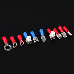 480PCS Insulated Cable Connector <b>Crimp</b> Spade Butt Ring Fork <b>Set</b> Ring Lugs Laminated Terminals Kit - Product Image 5