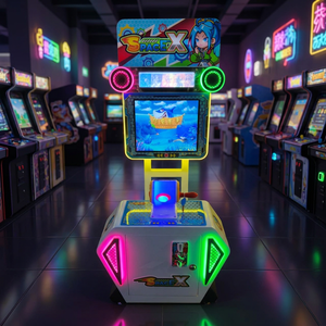 Machine de jeu d'arcade de pêche à écran 17 pouces pour 1 joueur Space X – Simulateur de pêche commercial style Ocean King à monnayeur - Product Image 2