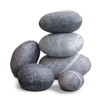 Coussins en peluche souples 3D, vente en gros, coussins en peluche, tailles mixtes, pierres en ble gris et doux, livraison gratuite