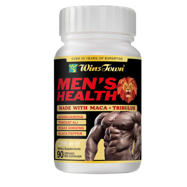 Cross-border E-commerce Adult Tongkat Ali Tablets Tribulus Terrestris Maca-Antioxidant Energy-Boosting Pills 60-count Bottle