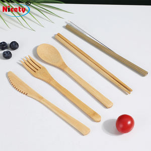 6 pièces de vaisselle réutilisable pour les voyages en plein air, baguettes, cuillère, <span class=keywords><strong>fourchette</strong></span>, <span class=keywords><strong>couteau</strong></span>, ensembles de vaisselle durables - Product Image 3