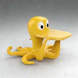 Vibrant Octopus <b>Coffee</b> Chair Multi-Functional Accent <b>Table</b> Modern Waterproof Eco-Friendly Outdoor Furniture for Cafe Hotel Park - Product Image 6