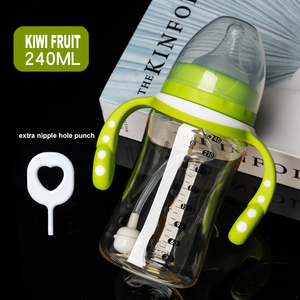 Bico De Mamadeira New Born Botella de agua plegable Almacenamiento de leche materna Cucharas de plástico Biberones Para Bebes Biberón de alimentación para bebés - Product Image 1