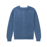 Herren Strickjacke Langarm Einfarbig Winter Casual Reißverschluss Dicke Strickware Pullover Maßanfertigung OEM ODM Großhandel