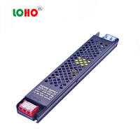 Alimentation électrique industrielle à découpage linéaire ultra-mince Lianghong LS-10W-600W 220V/110VAC-DC 12V 24V 48V à sortie étroite pour LED