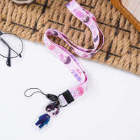 Lanière en nylon personnalisée avec logo imprimé, lanière en polyester par sublimation pour événements, expositions, entreprises