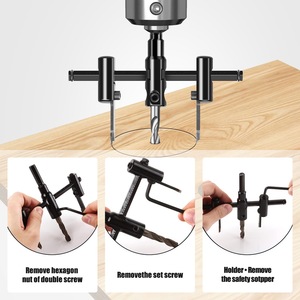 Verstelbare Houtbewerking Gat Opener Vliegtuig Type Cirkel Gat Zaagsnijder Geïntegreerd Plafond Gipsplaat Boormachine - Product Image 2