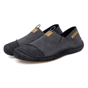 Grande taille 38-48 Mocassins artisanaux semi-collés + cousus sans décollement pour hommes - Product Image 4