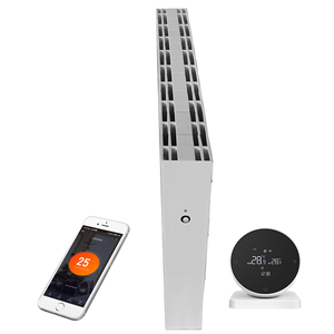 <span class=keywords><strong>Chauffage</strong></span> d'appoint mural en céramique et aluminium, 2000 W, avec minuterie numérique programmable, affichage LCD noir, bouton tactile, <span class=keywords><strong>chauffage</strong></span> inertiel - Product Image 2