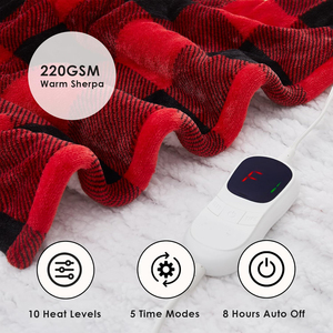 Usb 12V Điện Ném Lông Cừu Làm Mát Sưởi Ấm Pad Nhiệt Ấm Điện Chăn Cho Mùa Đông Giường - Product Image 2