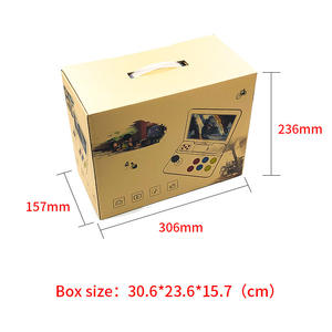 Console de jeux rétro HD <span class=keywords><strong>A13</strong></span> 10.1 pouces Flip Handheld Game Player avec manette pliable 4000mAh Video Gamepad <span class=keywords><strong>32G</strong></span> Arcade - Product Image 2