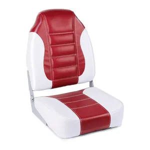 नई डिजाइन की सस्ती पोंटून बोट सीट फोल्ड अप हेल्म बास बोट सीट समुद्री सहायक उपकरण स्पीड शिप कुर्सी जेट बोट कैप्टन फिशिंग सीट