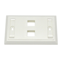 Plaque murale réseau DVI 4 ports mâle 12V 1.5A de type USA