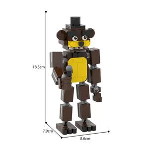 ตัวต่อฟรีดดี้ ฟาซแบร์ บอนนี่ ฟ็อกซี่ ตุ๊กตาโกลเด้น ของเล่นตัวต่อ <span class=keywords><strong>FNAF</strong></span> เกมสร้างสรรค์ ของขวัญสำหรับเด็ก ตัวต่ออิฐ ชุดตัวต่อ - Product Image 3