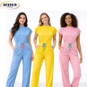 Mono <span class=keywords><strong>de</strong></span> Trabajo <span class=keywords><strong>de</strong></span> Alta Calidad con Logotipo Personalizado, Uniforme <span class=keywords><strong>de</strong></span> Enfermera para Mujer, Pantalones Deportivos Elásticos, Uniformes Médicos para Hospital <span class=keywords><strong>de</strong></span> Mascotas - Product Image 1
