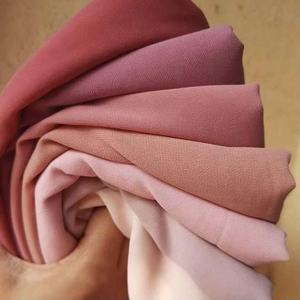 Bufanda musulmana de chifón para mujer, hiyab musulmán de 110 colores, Color sólido, para la cabeza - Product Image 1