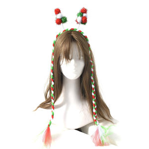 Карнавальная фиолетовая зеленая и Золотая головная повязка с помпоном для головы Mardi Gras Boppers для девочек женщин - Product Image 6