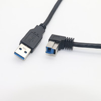 Câble d'imprimante USB 3.0 Type-A mâle vers Type-B mâle, blindé, avec gaine en PVC