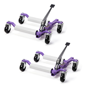 Venta caliente de acero automotriz Dollies rueda de coche hidráulica Dolly patines dispositivo móvil Go Jack vehículo posicionamiento elevador coche elevación - Product Image 1