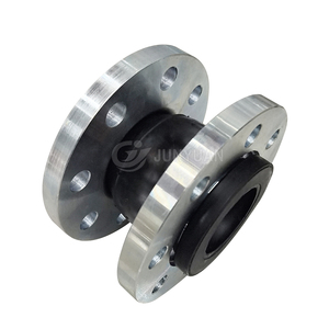Junta de Expansión de Goma de Doble Esfera <span class=keywords><strong>PN</strong></span> 10/16, Conector Flexible de Hierro Tipo Unión, Junta de Expansión Roscada de 50 mm, Zincada - Product Image 5