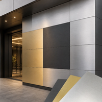 Panneau composite en aluminium ignifuge FR 4.0MM 5.0MM 6.0MM ACP/ACM ALUCOBOND pour façade de bâtiment, revêtement extérieur
