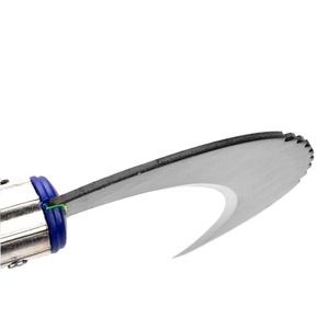 <b>Sickle</b> High Manganese Steel Agricultural Harvesting <b>Tool</b> Bright Uncoated Plastic Handle Industrial Grade - Product Image 3