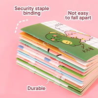 Petit cahier de notes personnalisé de bonne qualité, mignon dessin animé, papeterie d'apprentissage, carnet d'étudiant, vente en gros