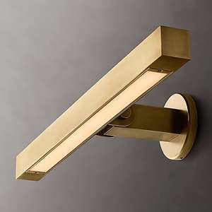 Lámpara de pared con <span class=keywords><strong>espejo</strong></span> <span class=keywords><strong>LED</strong></span> de latón para lavabo de baño impermeable moderno - Product Image 5