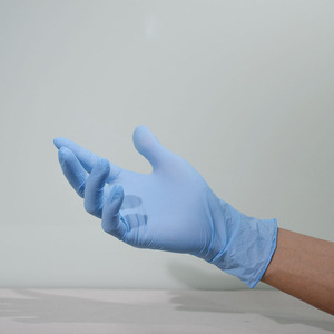 Malaysia Disposable Nitrile Gloves Powder Free <b>S</b>/M/L/XL <b>9</b> Inch Length 24cm Latex Free 6mil Thickness Touchscreen Waterproof - Product Image 3