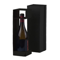 Designer professionnel Design Emballage Papier de luxe Es Noir Boîte cadeau Vin