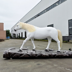 Tamaño <span class=keywords><strong>DE</strong></span> <span class=keywords><strong>LA</strong></span> <span class=keywords><strong>VIDA</strong></span> <span class=keywords><strong>Real</strong></span> Animatronic Horse Playground jungla tema decoración zoológico silicona animal caballo pantalla animal animatronic - Product Image 6