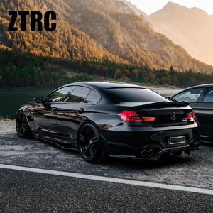 ดิฟฟิวเซอร์หลังคาร์บอนไฟเบอร์ทรง V สำหรับรถยนต์ BMW ซีรีส์ 6 F06 4 ประตู Gran Coupe M6/F13 2 ประตู Coupe M6 ปี 2011-2018 - Product Image 5