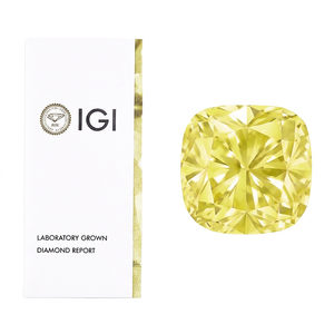 เพชรเม็ดเดี่ยวทรงบริลเลียนต์ 2 กะรัต ได้รับการรับรองจาก IGI เพชรสร้างในห้องปฏิบัติการ ความสะอาดระดับ VVS2 สี D สำหรับทำเครื่องประดับ มีสินค้าในสต็อก - Product Image 1