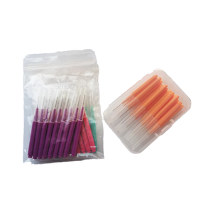 Commercio all'ingrosso spazzolino interdentale in Nylon dritto usa e getta per pulire il filo interdentale per adulti in plastica resistente - Product Image 4