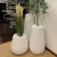 Grandes jardinières d'extérieur, pots à plantes hauts pour hôtel, pots à fleurs intérieurs et extérieurs