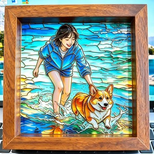 Album photo 3D gaufré fait main, personnalisé avec portraits, base en bois encadrée, art mural décoratif pour dropshipping - Product Image 1