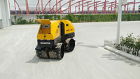 Rouleau compresseur à double tambour Shantui SR016W de marque chinoise, à vibration et compactage efficaces, pour les petits entrepreneurs et l'entretien municipal