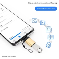 Adaptador USB 3.0 OTG de Alta Velocidad Tipo-C a Lector de Tarjetas SD para Transferencia Instantánea de Archivos para Android, iOS y Harmony OS