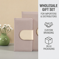 Carnet de notes A5 de luxe personnalisé en cuir PU souple avec boucle magnétique, agenda quotidien minimaliste, coffret cadeau pour entreprise