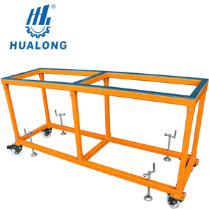 Hualong मशीनरी हटाने योग्य foldable त्वरित विधानसभा औद्योगिक धातु बेंच ग्रेनाइट संगमरमर निर्माण कार्यशाला के लिए काम की मेज - Product Image 4